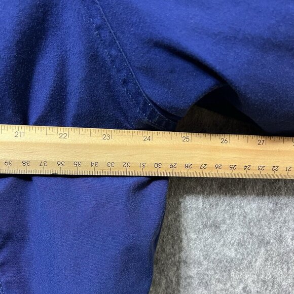 Vintage 90s Bomber Jacket Mens Large‎ Blue Wear Me Out Zip Up - Picture 3 of 9